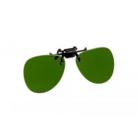 PlasmaSAFE Shade 8 Green Clip-on Safety Glasses